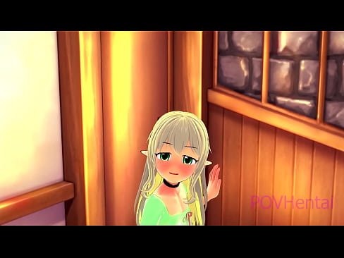 ❤️ (Trap) Elvish mjakazi hukusaidia kunawa uso wako. kwetu ❌❤
